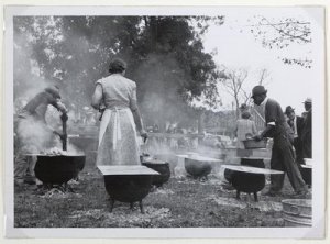 America, 1940s, food, culture, gatherings, events